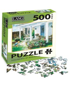 LANG NEW! Jigsaw Puzzle 500 Pieces 24"X18"-A Potted Garden