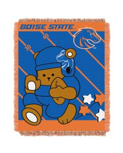 The Northwest Company Boise State College Baby 36x46 Triple Woven Jacquard Throw - Fullback Series