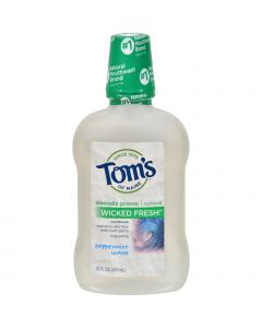 Tom's of Maine Wicked Pepermint Mouthwash - 16 oz