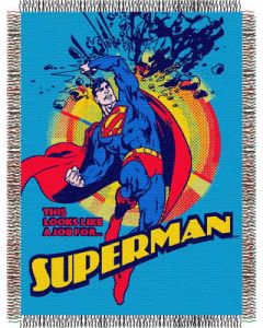 The Northwest Company Superman Smash 48"x60" Tapestry Throw