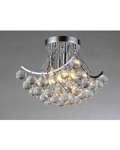 Warehouse of Tiffany Bowl Crystal Chandelier