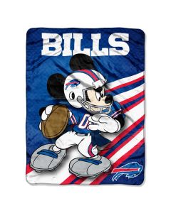 The Northwest Company Bills 46"x60" Mickey Micro Raschel Throw (NFL) - Bills 46"x60" Mickey Micro Raschel Throw (NFL)