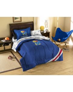 The Northwest Company Kansas Twin Bed in a Bag Set (College) - Kansas Twin Bed in a Bag Set (College)