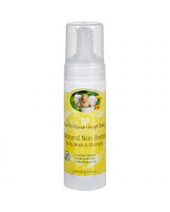 Earth Mama Angel Baby Shampoo and Body Wash - Organic Unscented - 5.3 oz