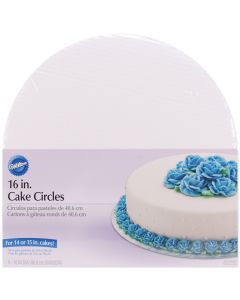 Wilton Cake Boards-16" Round White 6/Pkg