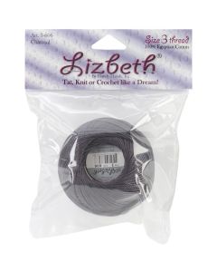 Handy Hands Lizbeth Cordonnet Cotton Size 3-Charcoal