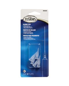 Testors Precision Glue Tips 5/Pkg-