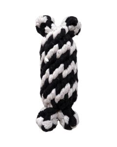 Scoochie Pet Products Super Scooch Braided Rope Man With Squeaker Dog Toy 6.5"-Small