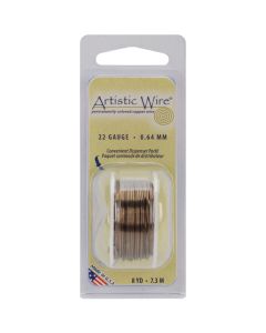 Beadalon Artistic Wire 22 Gauge 8yd-Gun Metal