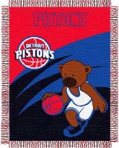 The Northwest Company Pistons 044 baby 36"x 46" Triple Woven Jacquard Throw (NBA) - Pistons 044 baby 36"x 46" Triple Woven Jacquard Throw (NBA)