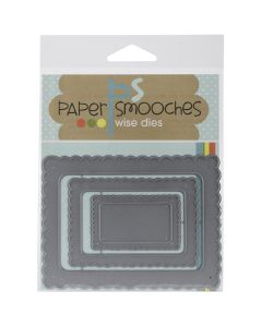Paper Smooches Die-Scallop Frames
