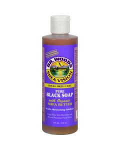 Dr. Woods Shea Vision Pure Black Soap with Organic Shea Butter - 8 fl oz