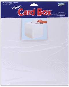 Creative Converting Foldable Card Box 12"X12"-White