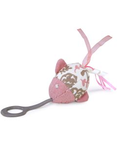 Worldwise Loved Ones Stretch & Chase Catnip Fish Launcher-Pink