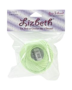 Handy Hands Lizbeth Cordonnet Cotton Size 3-Lime Green
