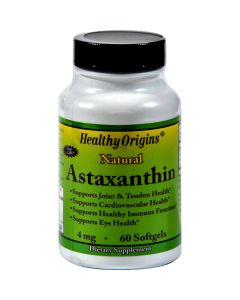 Healthy Origins Astaxanthin - 4 mg - 60 Softgels