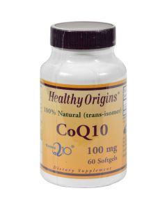 Healthy Origins CoQ10 Gels - 100 mg - 60 Softgels