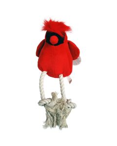 Pet Qwerks Red Bird W/Rope-