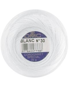 DMC Cordonnet Cotton Size 30-White