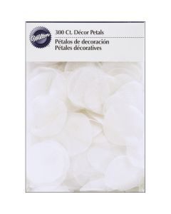 Wilton Decor Petals 2" 300/Pkg-White Organza