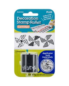 Plus Corporation Decoration Stamp Roller-Pinwheels