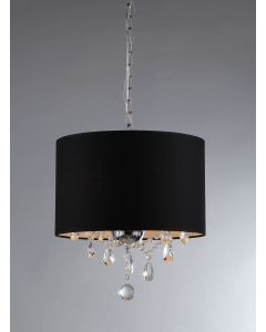 Warehouse of Tiffany Brim 3-light Crystal Chandelier