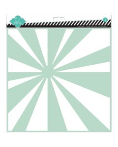 American Crafts Heidi Swapp Stencil 12"X12"-Sunshine