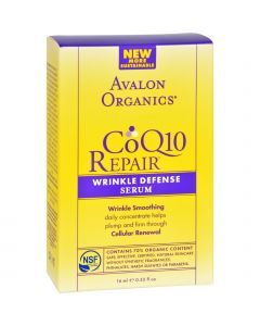 Avalon Organics CoQ10 Repair Wrinkle Defense Serum - 0.55 fl oz