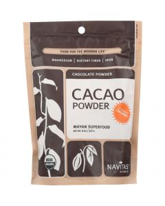Navitas Naturals Cacao Powder - Organic - Raw - 8 oz - case of 12