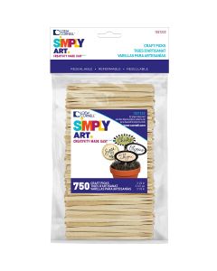 Loew-Cornell Simply Art Wood Craft Picks-Natural 3.5" 750/Pkg