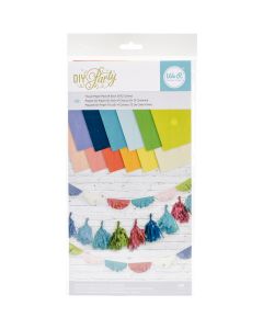 We R Memory Keepers We R DIY Party Tissue Paper Pack 6"X12" 48/pkg-Assorted Solids, 12 Colors/4 Each