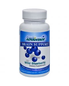 Fruit Advantage Brain Support Wild Blueberry - 60 Vegetarian Capsules