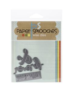 Paper Smooches Die-Always & Forever
