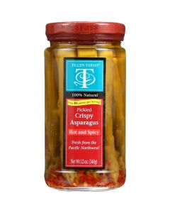 Tillen Farms Asparagus - Pickled - Hot and Spicy Crispy - 12 oz - case of 6