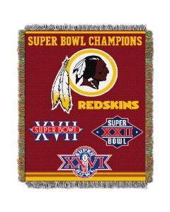 The Northwest Company Redskins  "Commemorative" 48x60 Tapestry Throw