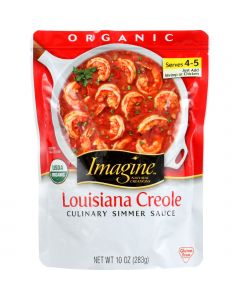 Imagine Foods Culinary Simmer Sauce - Organic - Louisiana Creole - 10 oz - case of 6