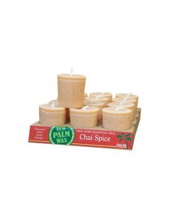 Aloha Bay Candle Votive Essential Oil Chai Spice - 12 Candles - Case of 12
