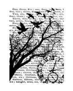 Stampers Anonymous Tim Holtz Cling Stamp 2.5"X3.5"-Time