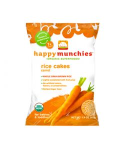 Happy Baby Happy Munchies Rice Cakes Carrot - 1.41 oz - Case of 10