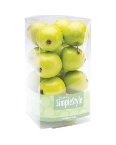 Floracraft Design It Simple Decorative Fruit 15/Pkg-Mini Green Apples