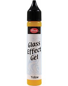 Viva Decor Glass Effect Gel 25ml-Yellow