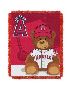 The Northwest Company Angels  Baby 36x46 Triple Woven Jacquard Throw - Field Bear Series