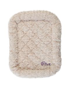 Worldwise goDog Bedzzz Shag Plush Extra Small 18"X13"-Cream