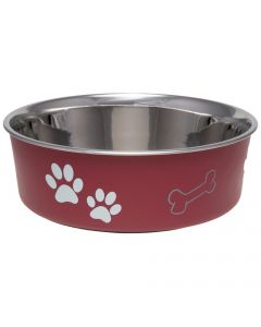 Loving Pets Products Bella Bowl Extra Large-Merlot