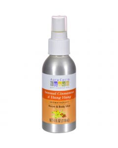 Aura Cacia Aromatherapy Mist Cinnamon Ylang Ylang - 4 fl oz