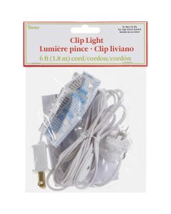 Darice Designer Clip Light-White