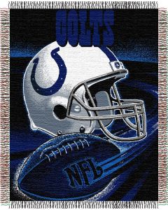 The Northwest Company Colts "Spiral" 48"x60" Triple Woven Jacquard Throw (NFL) - Colts "Spiral" 48"x60" Triple Woven Jacquard Throw (NFL)