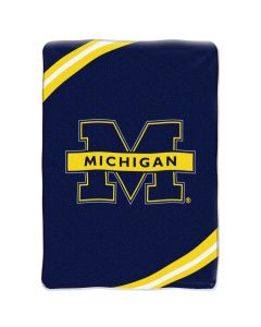 The Northwest Company MICHIGAN  "Force" 60"80" Raschel Throw (College) - MICHIGAN  "Force" 60"80" Raschel Throw (College)