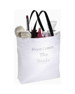 Darice Canvas Tote 18"X16"X4"-White
