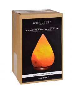 Evolution Salt Crystal Salt Lamp - Raindrop - 1 Count